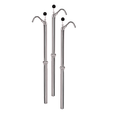 Boardwalk Bottle Pump, 22 oz/Pump, Steel, 42.5" Tall, Chrome, 6/Carton (BWK00422)