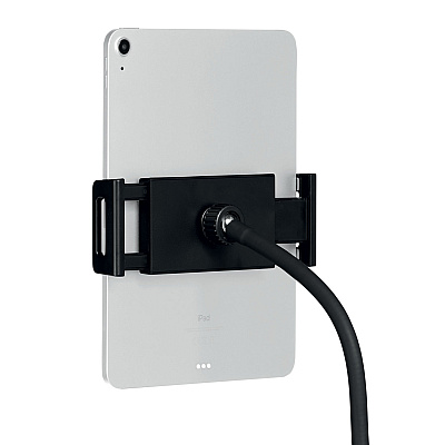 Durable TWIST Black Floor Stand for Tablet, Black (894201)
