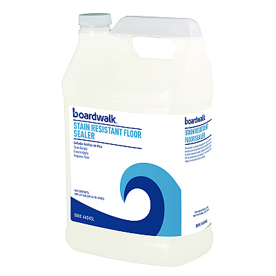 Boardwalk Stain Resistant Floor Sealer, 1 gal Bottle, 4/Carton (BWK4404SL)