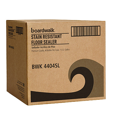 Boardwalk Stain Resistant Floor Sealer, 1 gal Bottle, 4/Carton (BWK4404SL)