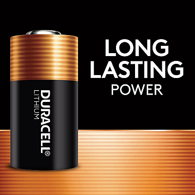 Duracell Specialty High-Power Lithium Batteries, CR2, 3 V, 2/Pack (CR2B2PK)