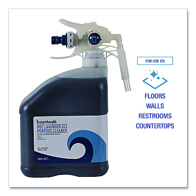 Boardwalk PDC All Purpose Cleaner, Lavender Scent, 3 Liter Bottle (BWK4811EA)