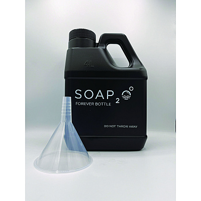 SOAP2O Forever Bottle, 1 gal (SZOS2O4LFLBLKEA)