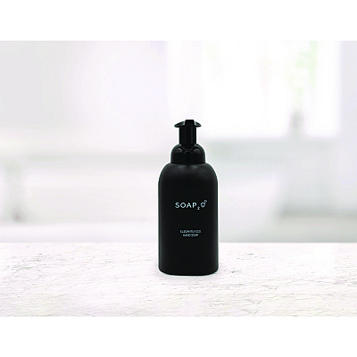 SOAP2O Dispenser Bottle, 350 mL, Black, 30/Carton (SZOS2OMD350BD)