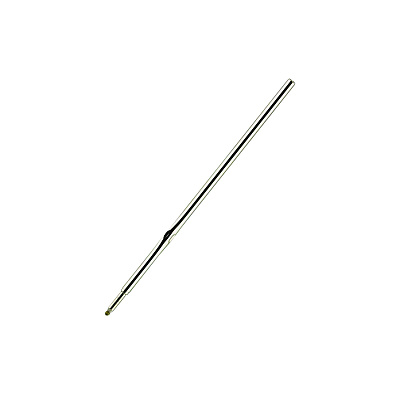 Zebra F-Series Ballpoint Stainless Steel Pen Refill, Fine 0.8 mm Conical Tip, Black Ink, 2/Pack (ZEB89112)