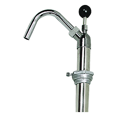 Boardwalk Bottle Pump, 22 oz/Pump, Steel, 42.5" Tall, Chrome (BWK00422EA)