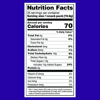 YumEarth Organic Fruit Pack Snacks, Assorted Flavors, 0.7 oz Bag, 35/Carton (GRR22002293)