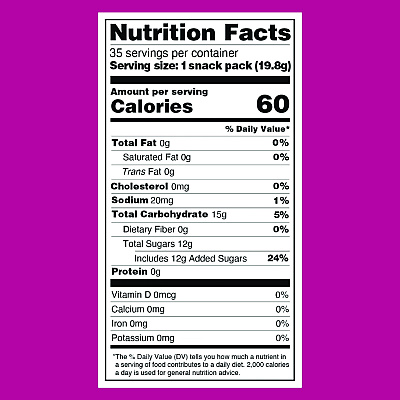 YumEarth Organic Tropical Fruit Pack Snacks, Assorted Flavors, 0.7 oz Bag, 35/Carton (GRR22002294)