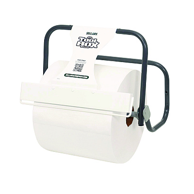Sellars Absorbent Materials Absorbent Materials Absorbent Materials TOOLBOX WaterWeave T600 Wipers, 1-Ply, 11.8 x 12.8, White, 1,100 Sheets/Roll (SLR68300)