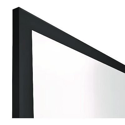 TRU RED Magnetic Steel Dry Erase Board, 36" x 60", White Surface, Black Aluminum Frame (TR61182)