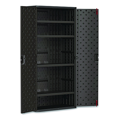 Suncast Commercial Mega Tall Storage Cabinet, 40 x 20.25 x 80.25, Gray (SUABMCCPD8004)