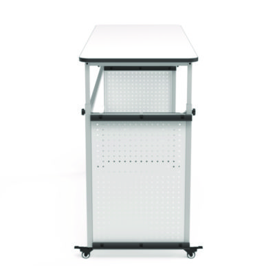 Luxor Modular Teacher's Desk, 60.25 x 21 x 32 to 38, White (LXODTTB002)