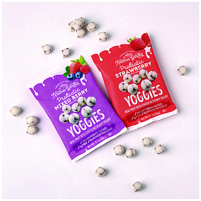 Nature's Garden Probiotic Yoggies Variety Snack Pack, Assorted Flavors, 0.7 oz Bag, 30/Carton (GRR22002303)