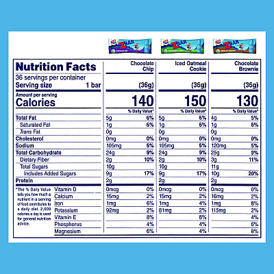 CLIF Bar Kid Organic Zbar Granola Bars Variety Pack, Assorted Flavors, 1.27 oz Bar, 36/Carton (GRR22002341)