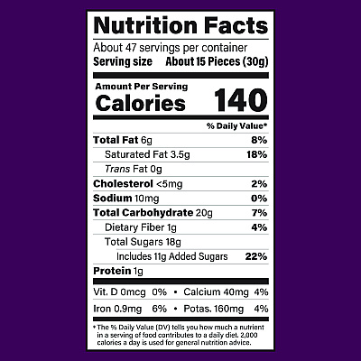 Wellsley Farms Milk Chocolate Covered Raisins, 50 oz Jar (GRR22002345)