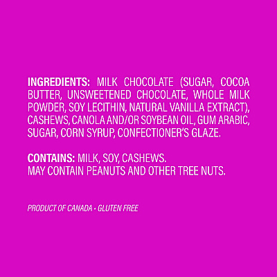 Wellsley Farms Milk Chocolate Covered Cashews, 44 oz Jar (GRR22002346)