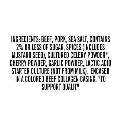 Vermont Smoke and Cure Original Flavor Mini Snack Sticks, Beef, 0.5 oz Individually Wrapped, 20/Carton (GRR22002353)