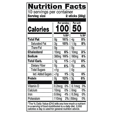 Vermont Smoke and Cure Original Flavor Mini Snack Sticks, Beef, 0.5 oz Individually Wrapped, 20/Carton (GRR22002353)
