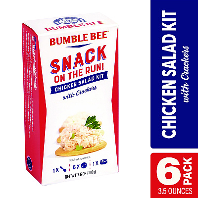 Bumble Bee Snack on the Run Chicken Salad Kit with Crackers, 3.5 oz Box, 6/Carton (GRR22002355)