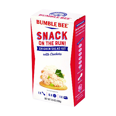 Bumble Bee Snack on the Run Chicken Salad Kit with Crackers, 3.5 oz Box, 6/Carton (GRR22002355)
