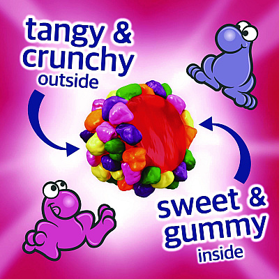 Nerds Rainbow Gummy Clusters Share Pack, Assorted Flavors, 3 oz Packet, 12/Carton (GRR22002360)