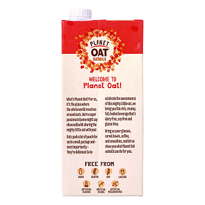 Planet Oat Original Oat Milk Cartons, 32 oz Carton, 6/Carton (GRR22002375)
