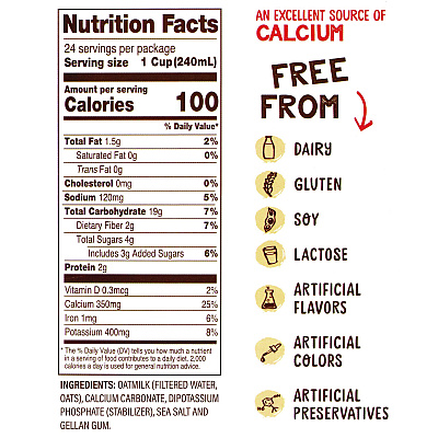 Planet Oat Original Oat Milk Cartons, 32 oz Carton, 6/Carton (GRR22002375)