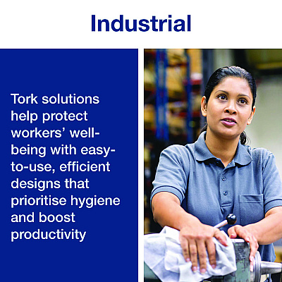 Tork Light-Duty Surface Cleaning Wet Wipe, 1-Ply, 8 x 6, Unscented, White, 2,500 Sheets/Roll, 2 Rolls/Carton (TRK192816)