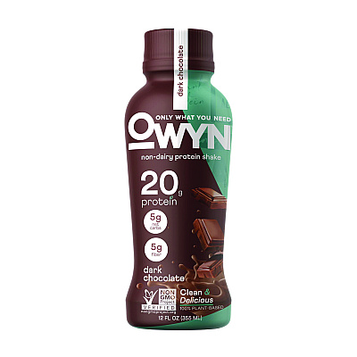 Owyn 20 g Protein Drink, Chocolate, 12 oz Bottle, 12/Carton (GRR38200001)
