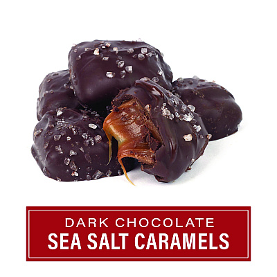 Performance Food Group Dark Chocolate Caramel Sea Salt Tub, Dark Chocolate Caramel, 28 oz Tub (GRR22002313)
