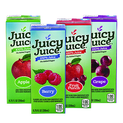 Juicy Juice Juice Box Variety Pack, Assorted Flavors, 6.75 oz Box, 32/Carton (22002370)