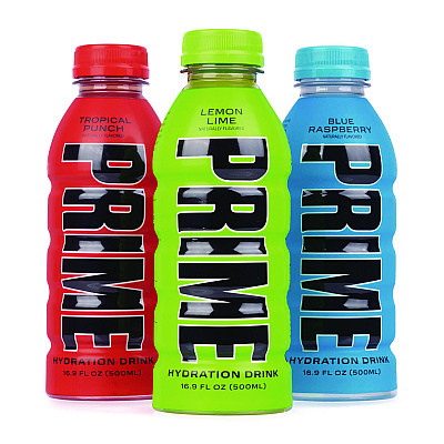 Prime Hydration Drink Variety Pack, Assorted Flavors, 6.9 oz Bottle, 15/Carton (GRR22002384)