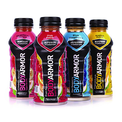 BodyArmor BASE Sports Drink Variety Pack, Assorted Flavors, 12 oz Bottle, 24/Carton (GRR22002381)