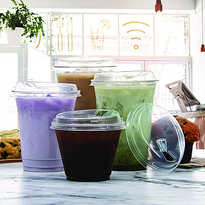 Dart Prima Strawless Plastic Lids, Fits 9 oz to 20 oz Cold Cups, Clear, 1,000/Carton (DCCP662RSL)