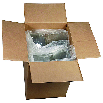 Pactiv Evergreen EarthChoice Tamper Evident Recycled Hinged Lid Deli Container, 48 oz, 8.3 x 7.87 x 2.38, Clear, Plastic, 150/Carton (PCTTEHL8X848)