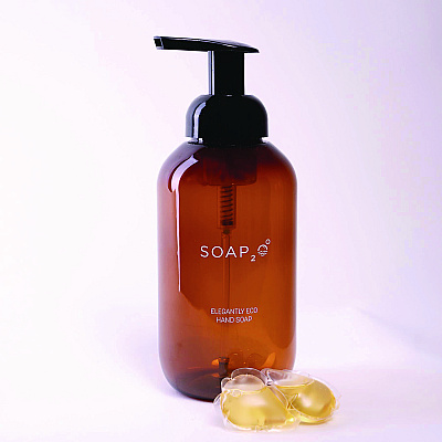 SOAP2O Super HydroDrops and Dispenser Bottle Kit, Coconut Acai, 30 Kits/Carton (SZOS2OKIT)