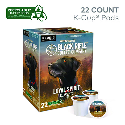 Black Rifle Coffee Company Loyal Spirit Coffee K-Cups, 22/Box (GMT0571)