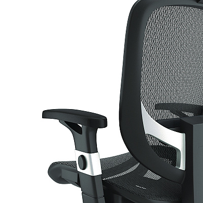 Alera Minerva Ergonomic Mesh Swivel Task Chair, Supports Up to 275 lb, 17.24 to 20.98 Seat Height, Black Seat/Back, Black Base (ALEMV41BME18)