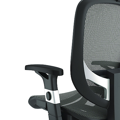 Alera Minerva Ergonomic Mesh Swivel Task Chair, Supports Up to 275 lb, 17.24 to 20.98 Seat Height, Gray Seat, Gray Back, Black Base (ALEMV41BME48)