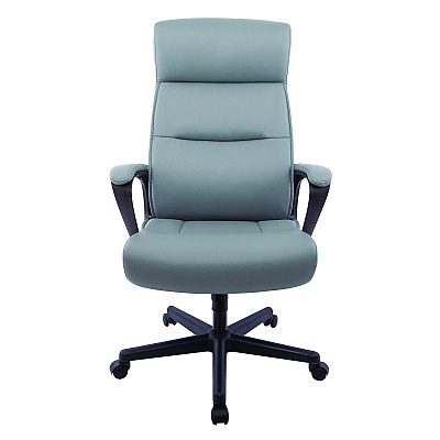 Alera Oxnam Series High-Back Task Chair, Supports Up to 275 lb, 17.56 to 21.38 Seat Height, Gray Seat, Gray Back, Black Base (ALEON41B49)