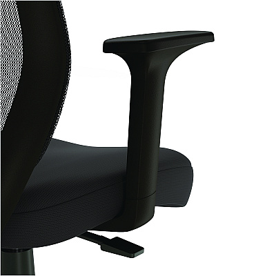 Alera Wessex Drafting Stool, Mesh Back, Supports Up to 275 lb, 27.95 to 33.66 Seat Height, Black Seat, Black Back, Black Base (ALEWX46BME17)