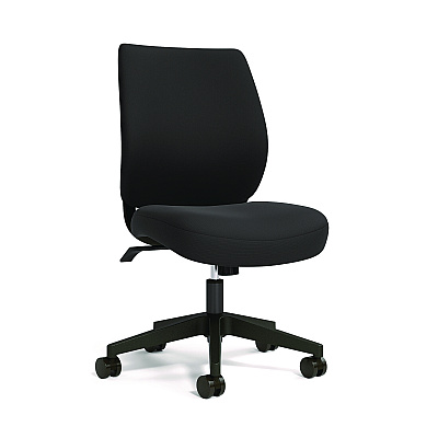 Alera Wessex Ergonomic Fabric Task Chair, Supports Up to 275 lb, 17.13 to 20.83 Seat Height, Black Seat/Back, Black Base (ALEWX4217)