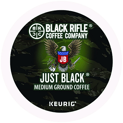 Black Rifle Coffee Company Just Black Coffee K-Cups, 88/Carton (GMT0547CT)