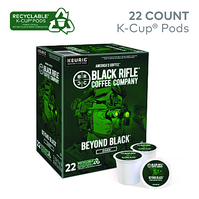 Black Rifle Coffee Company Beyond Black Coffee K-Cups, 22/Box (GMT0499)