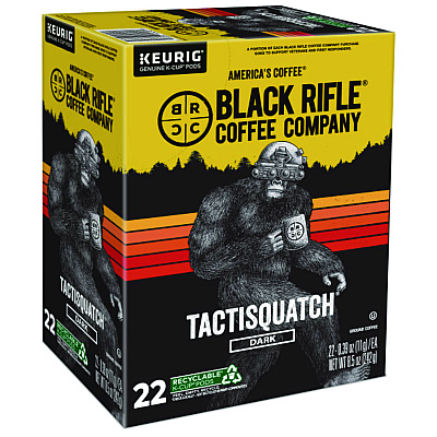 Black Rifle Coffee Company Tactisquatch Coffee K-Cups, 88/Carton (GMT0490CT)