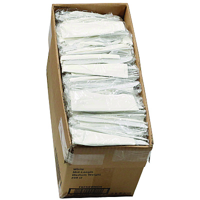 Pactiv Evergreen Fieldware Cutlery, Individually Wrapped, Fork, Knife, Teaspoon, Napkin, White, 250/Carton (PCTFKFSKWNCH)