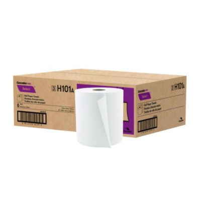 Cascades PRO Select Roll Paper Towels, 1-Ply, 7.88" x 1,000 ft, White, 6/Carton (CSDH101)