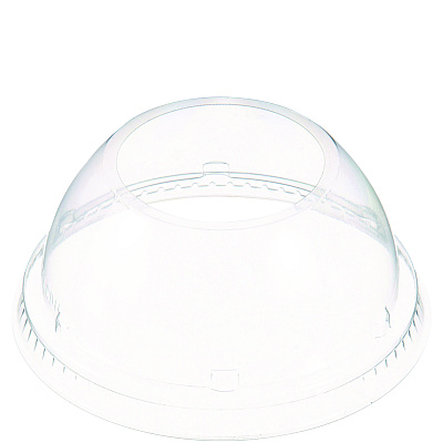 Dart Dome-Top Sundae/Cold Cup Lids, Fits 12 oz to 24 oz Cups, Clear, 1,000/Carton (DCC16LCDHX)
