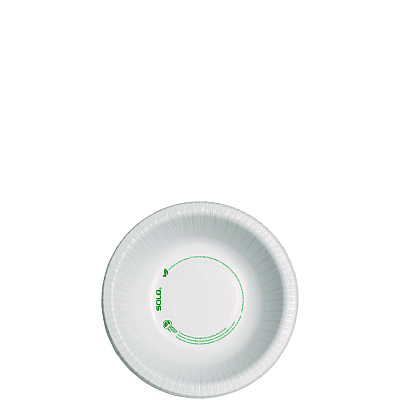 Solo Compostable Paper Dinnerware, ProPlanet Seal, Bowl, 12 oz, White, 1,000/Carton (SCCHB12PLANET)