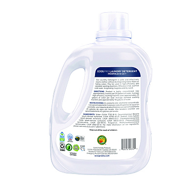 ECOS PRO Laundry Detergent Liquid, Magnolia and Lily Scent, 170 oz Jug, 2/Carton (EOPPL937202CT)